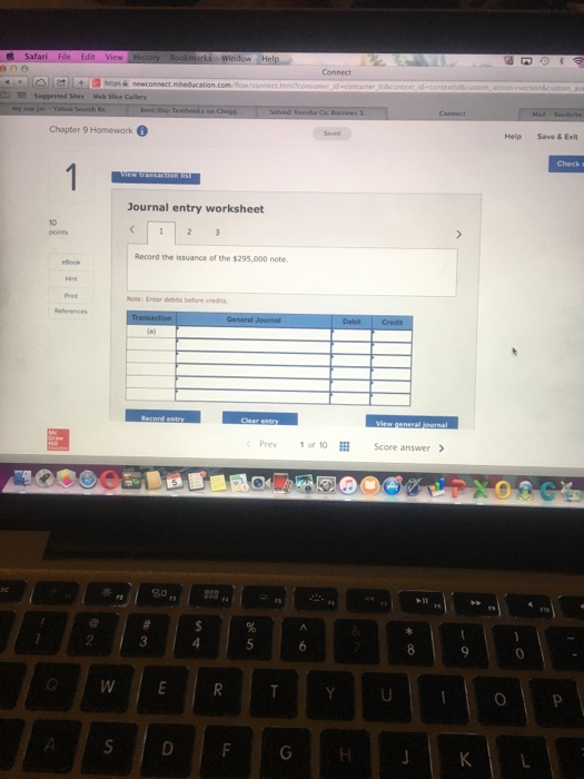 Solved Chapter 9 Homework Help Save &Exit Submit t On what | Chegg.com