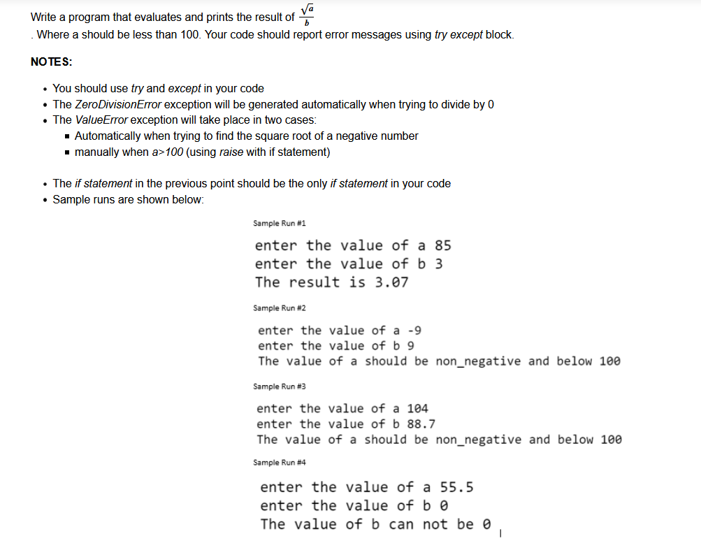 Solved Write a program that evaluates and prints the result | Chegg.com