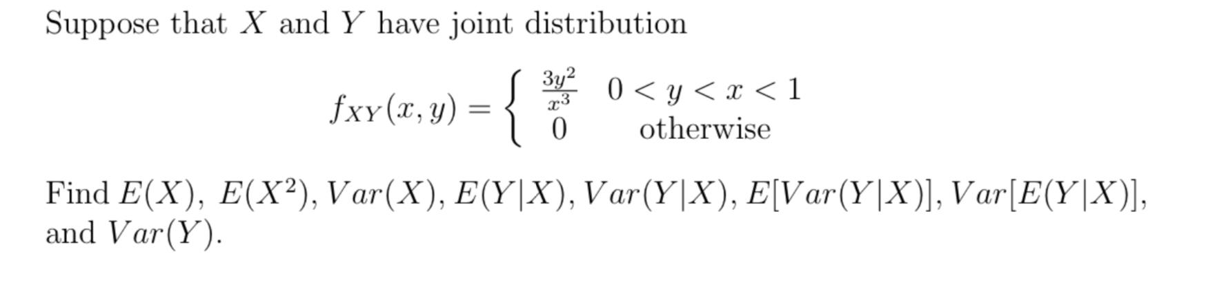 Solved Suppose that X and Y have joint distribution | Chegg.com