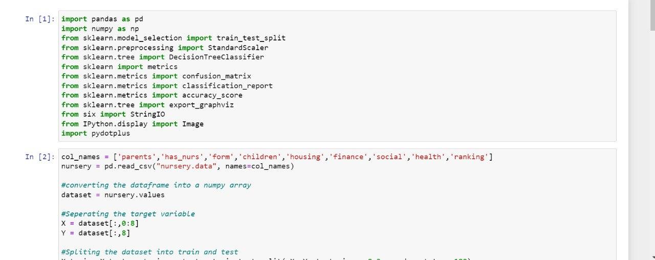 Solved col_names = ['parents', 'has_nurs', 'form', | Chegg.com
