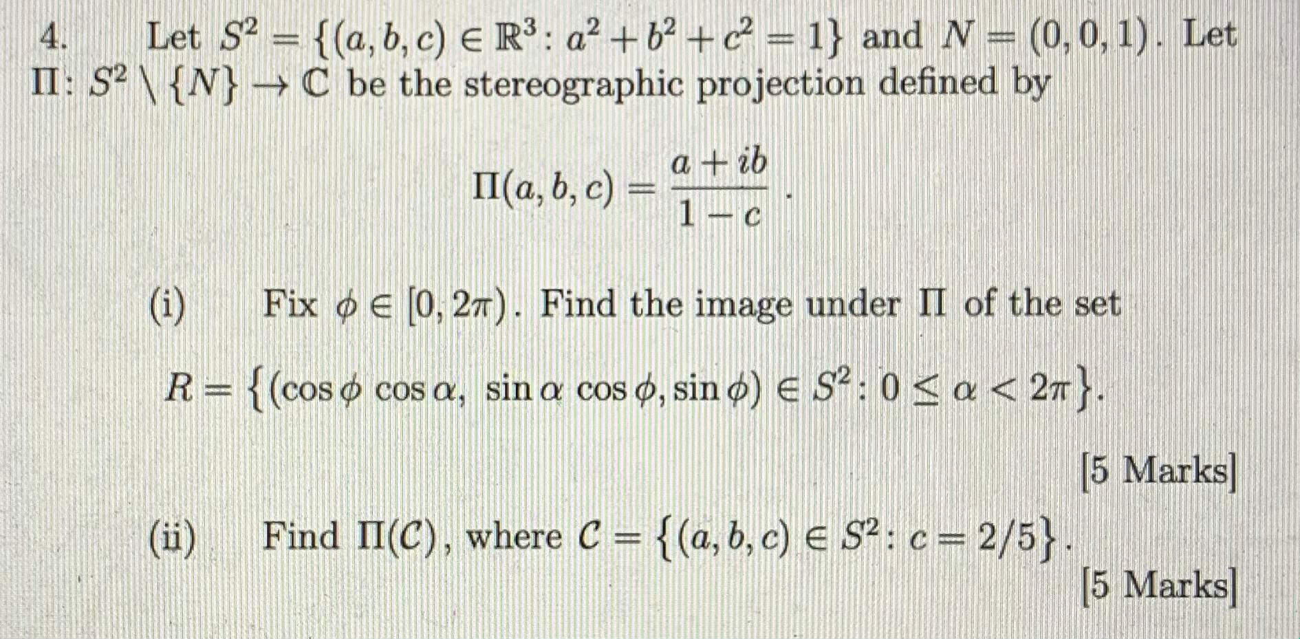 Solved 4 Let S2 A B C R3 A 62 C 1 And N Chegg Com