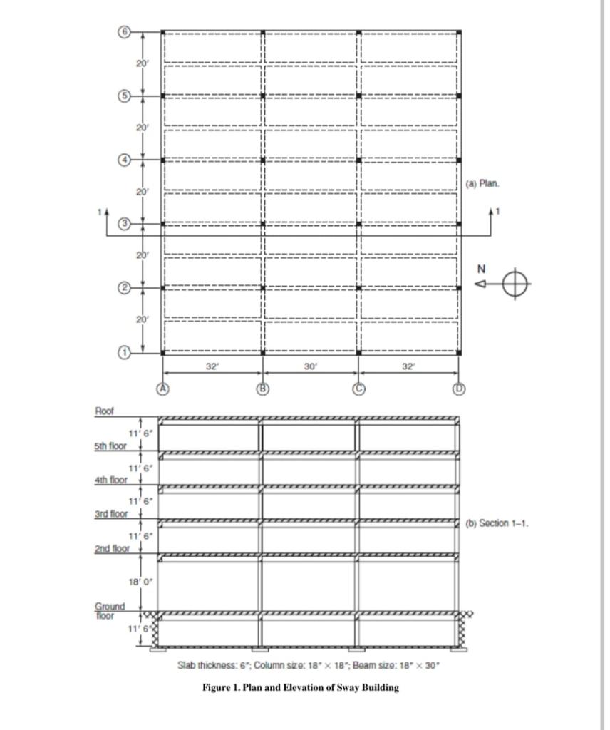 Roof
5th floor
4th floor
11 6
3rd floor
Ground
floor
20
11 6
11 6
2nd floor
11 6
18 0
11 6
32
30
32
Slab thickness: