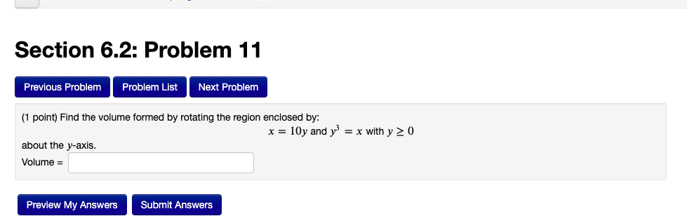 Solved Section 6 2 Problem 11 Previous Problem Problem List Chegg Solved Section 6 2 Problem 11 Previous Problem Problem List Chegg