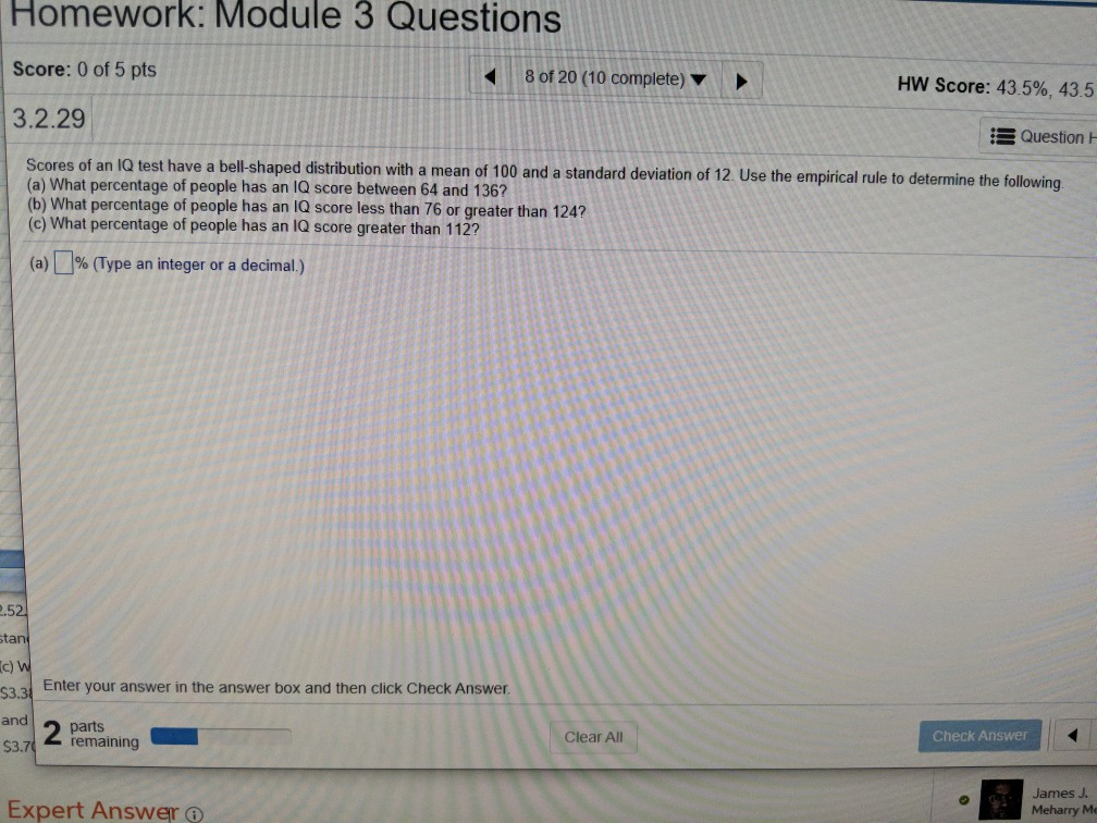 Solved Homework: Module 3 Questions Score: 0 of 5 pts 8 of | Chegg.com