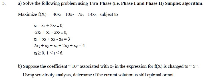 Solved READ The Question And Solve For Both A & B | Chegg.com