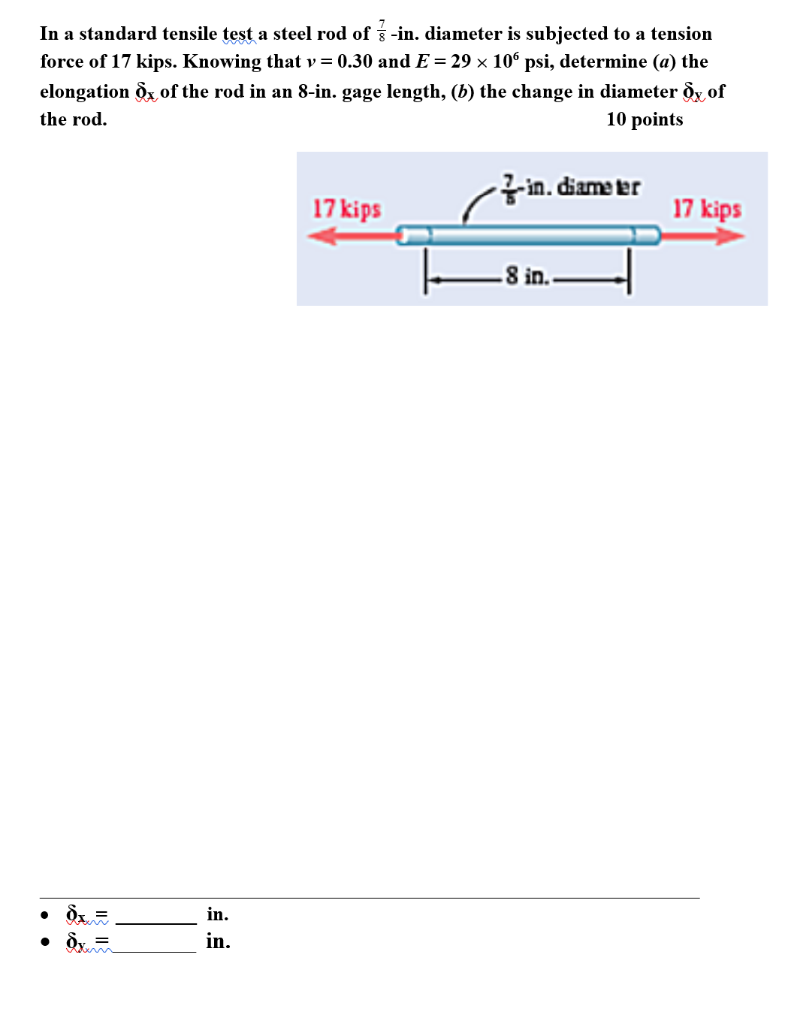 solved-in-a-standard-tensile-test-a-steel-rod-of-87-in-chegg