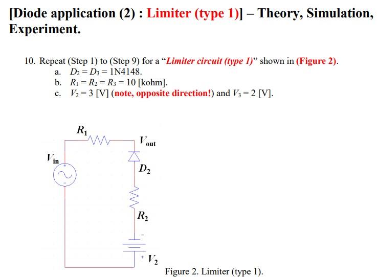 Solved 1. In this lab, we will be analyzing diode | Chegg.com