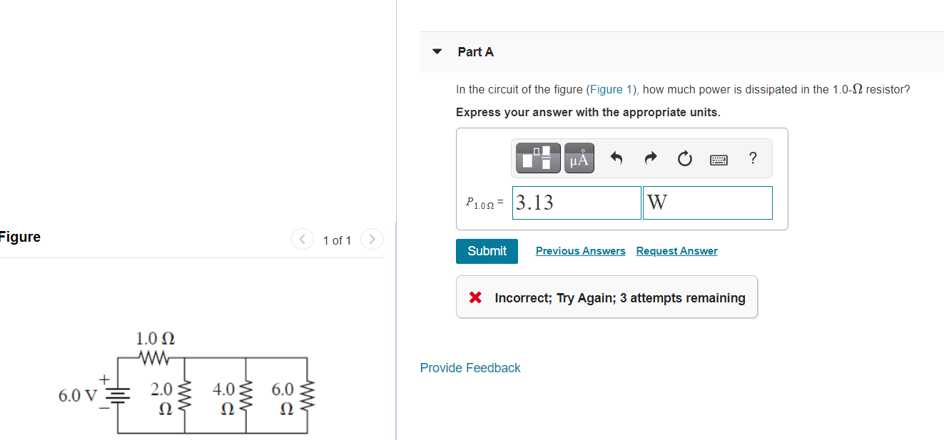 Solved Part A In the circuit of the figure (Figure 1), how | Chegg.com