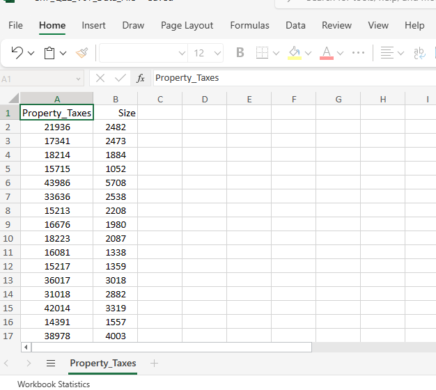 Solved The accompanying data file shows the square footage | Chegg.com