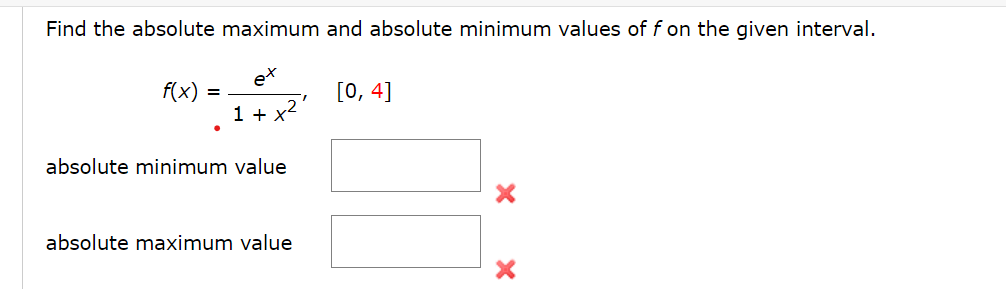 Solved Find the absolute maximum and absolute minimum values