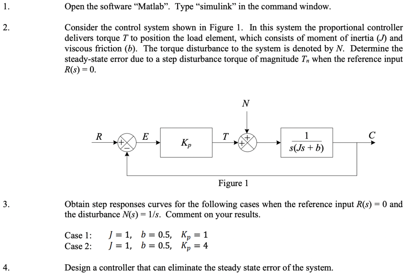 Using Matlab Simulink To Show The Answer And Give The | Chegg.com