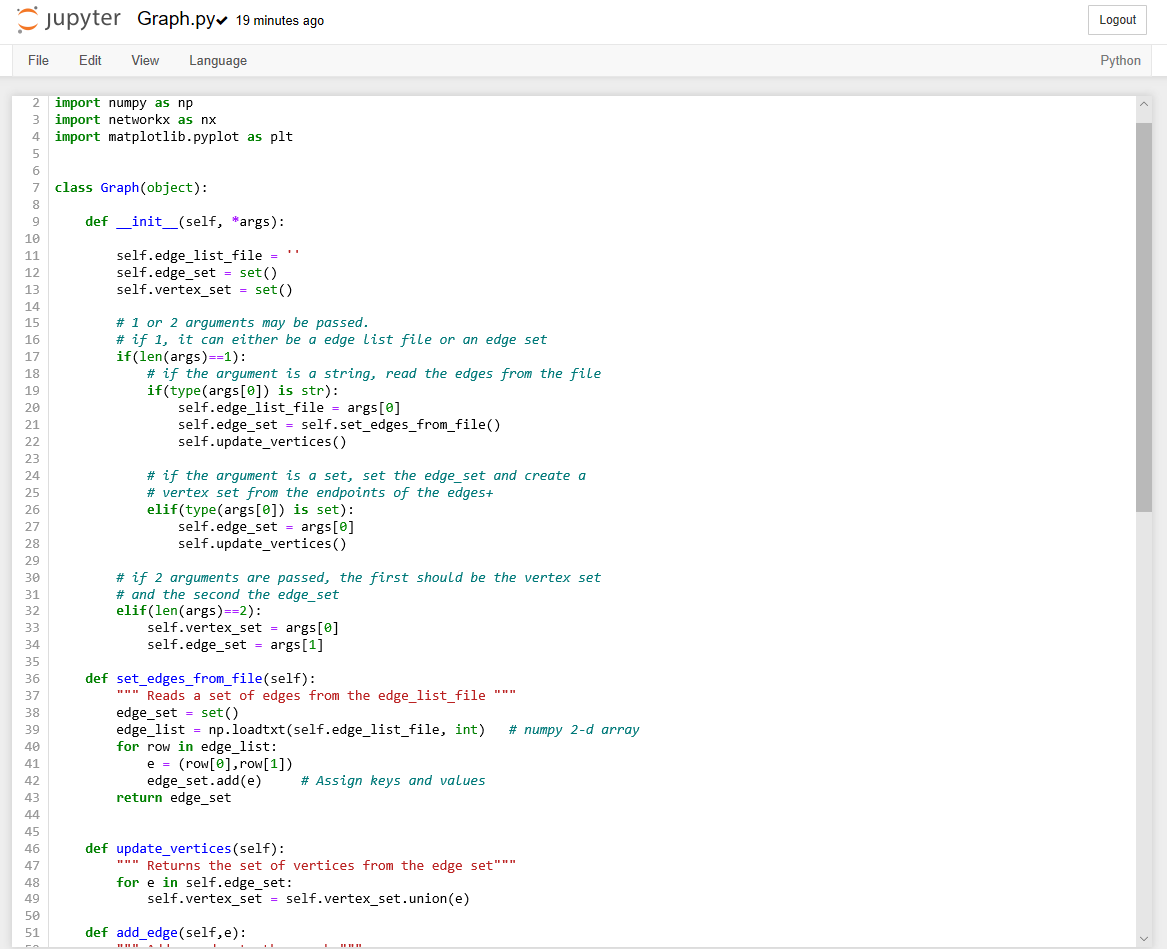 Need help on these 2 problems for python graph | Chegg.com