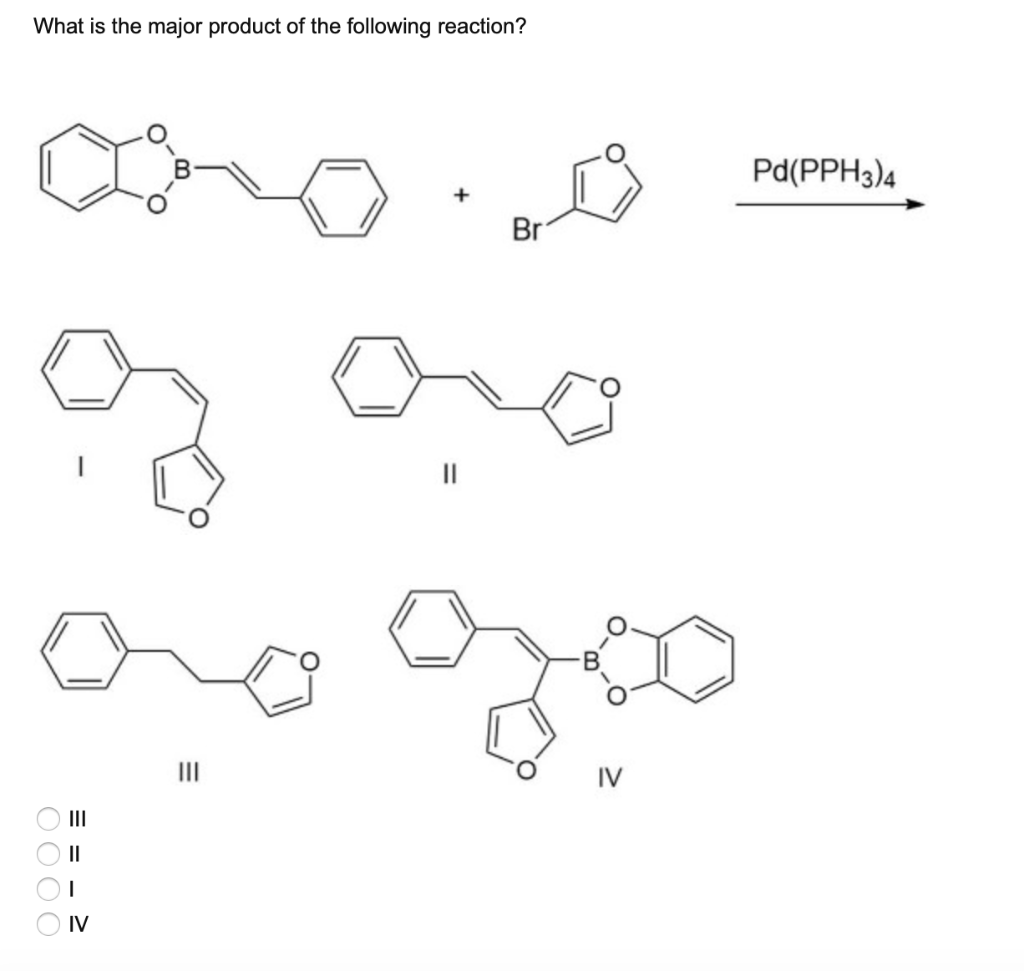Solved What is the major product of the following reaction? | Chegg.com