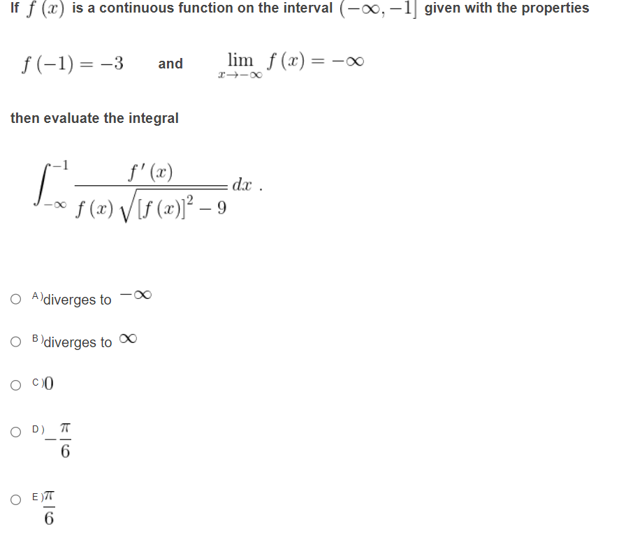 Solved If F X Is A Continuous Function On The Interval