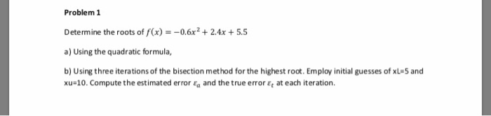 Solved Determine The Roots Of рќ рќ ґ в 0 6рќ ґ2 2 4рќ ґ Chegg Solved Determine The Roots Of рќ рќ ґ в 0 6рќ ґ2 2 4рќ ґ Chegg
