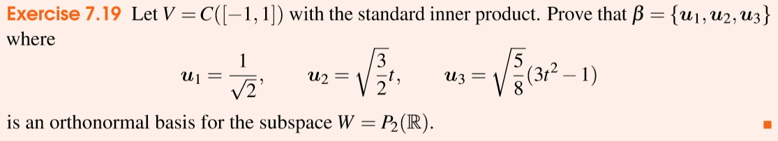 Solved Exercise 7 19 Let V C 1 1 With The Standard I Chegg Com