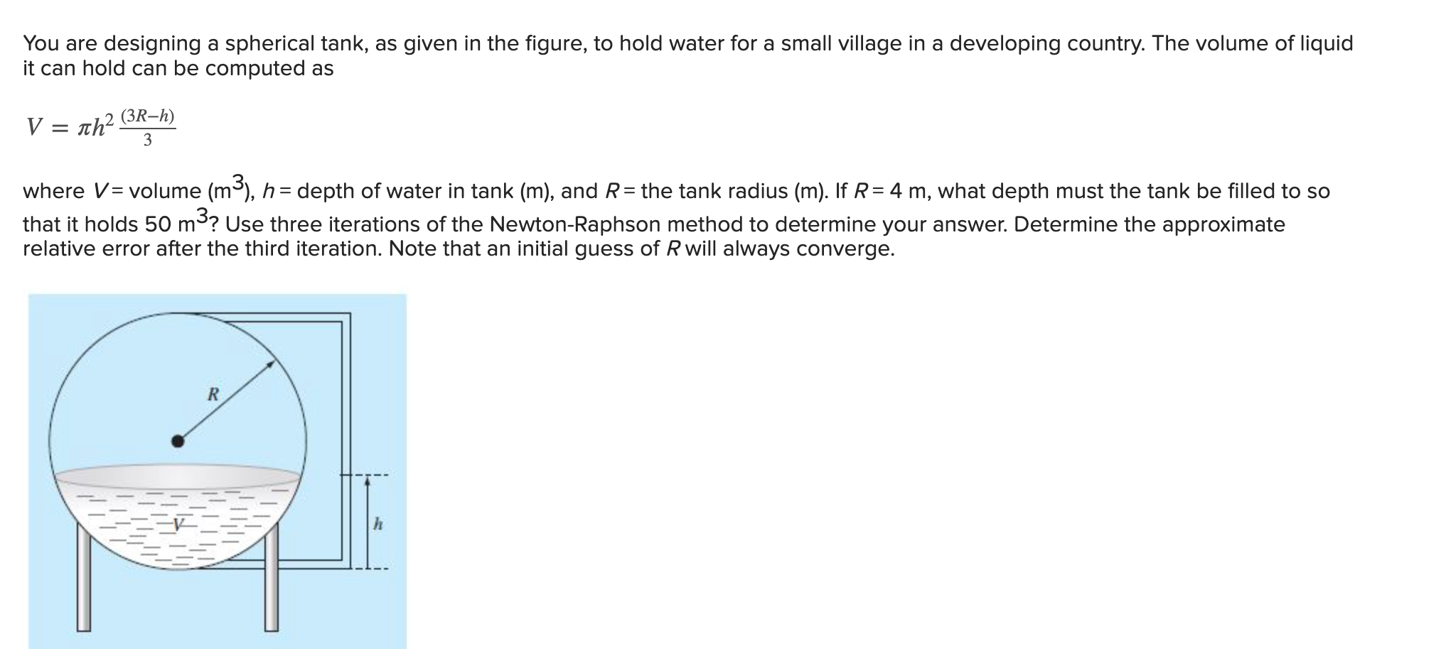Solved You are designing a spherical tank, as given in the | Chegg.com