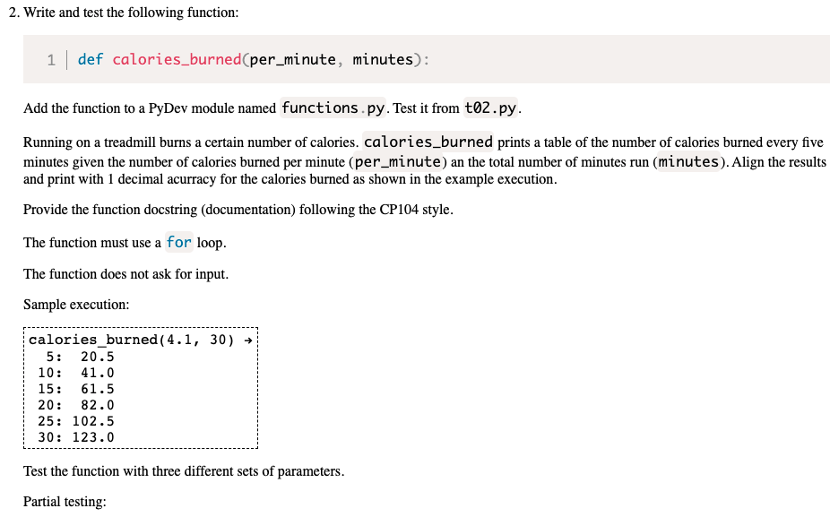 Solved 2. Write and test the following function: 1| def | Chegg.com