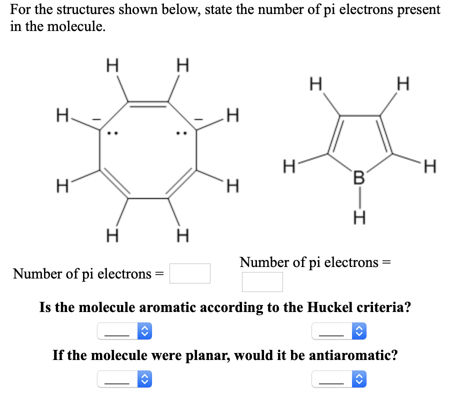 Solved For The Structures Shown Below State The Number Of Chegg Com