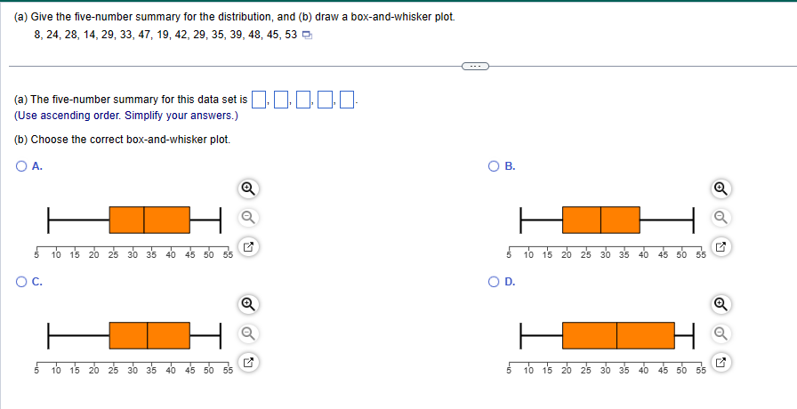 Solved (a) Give The Five-number Summary For The | Chegg.com