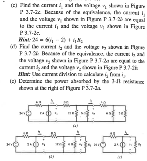 Solved (c) Find the current iſ and the voltage v1 shown in | Chegg.com