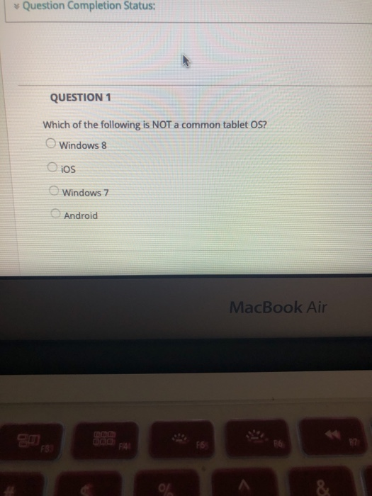 Solved v Question Completion Status: QUESTION 1 Which of the | Chegg.com