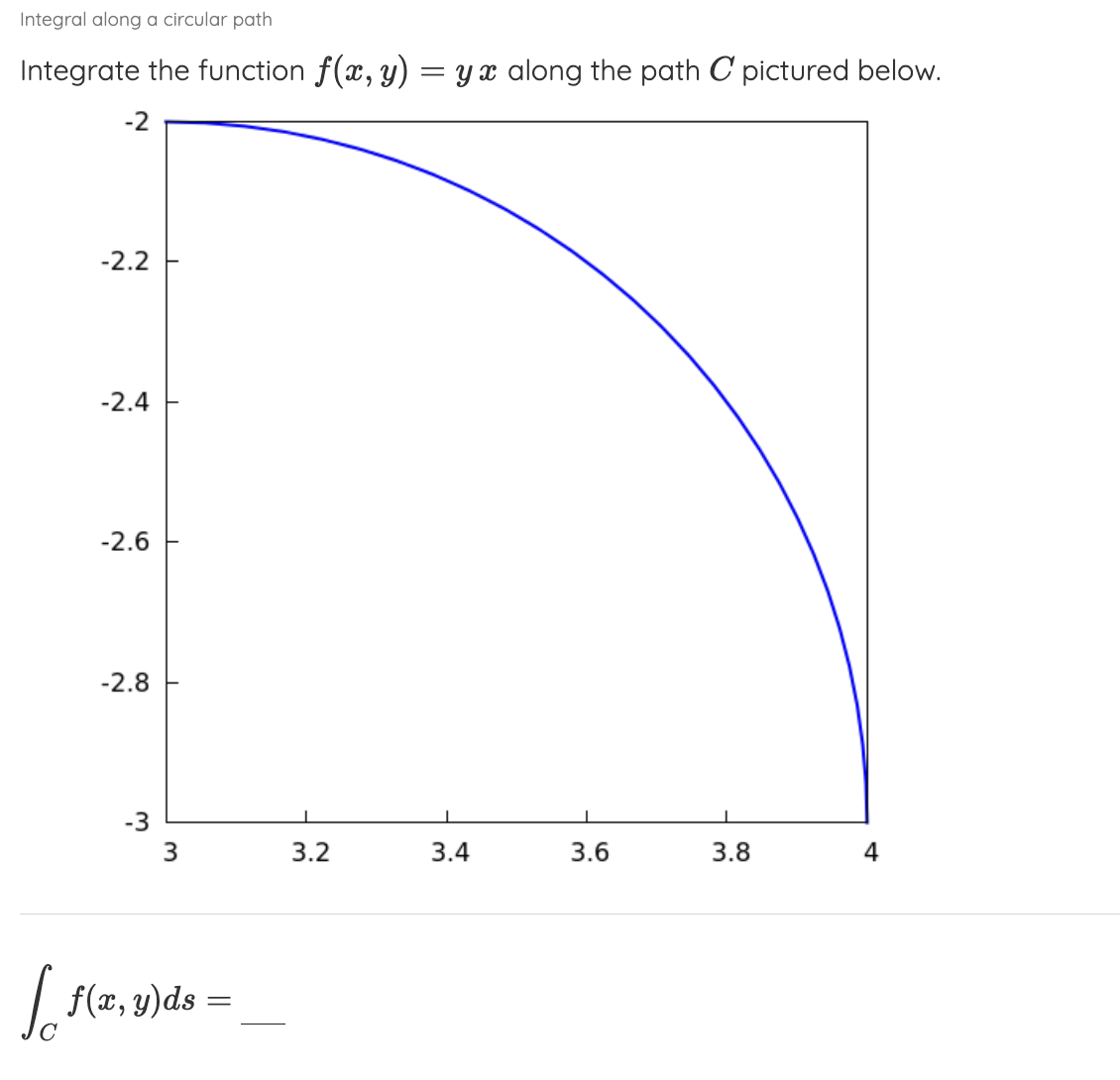 solved-integral-along-a-circular-path-integrate-the-function-chegg