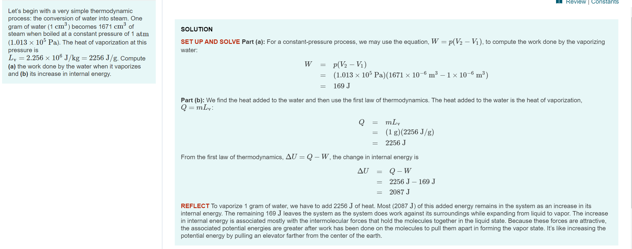 Solved 1 Review Constants Solution Let S Begin With A V Chegg Com