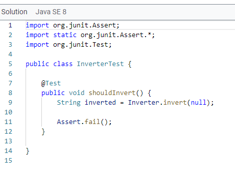 Solved Task 10.2 Junit4 Framework Create Test cases using