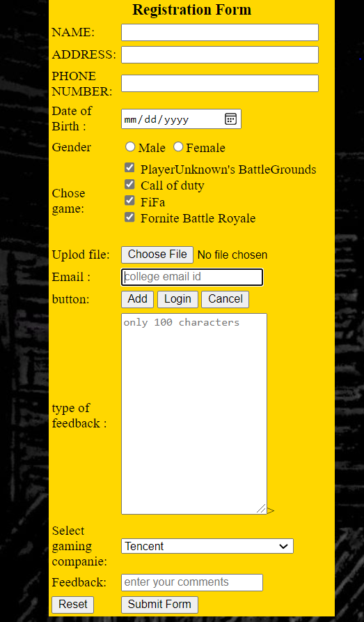 solved-registration-form-name-address-phone-number-date-chegg