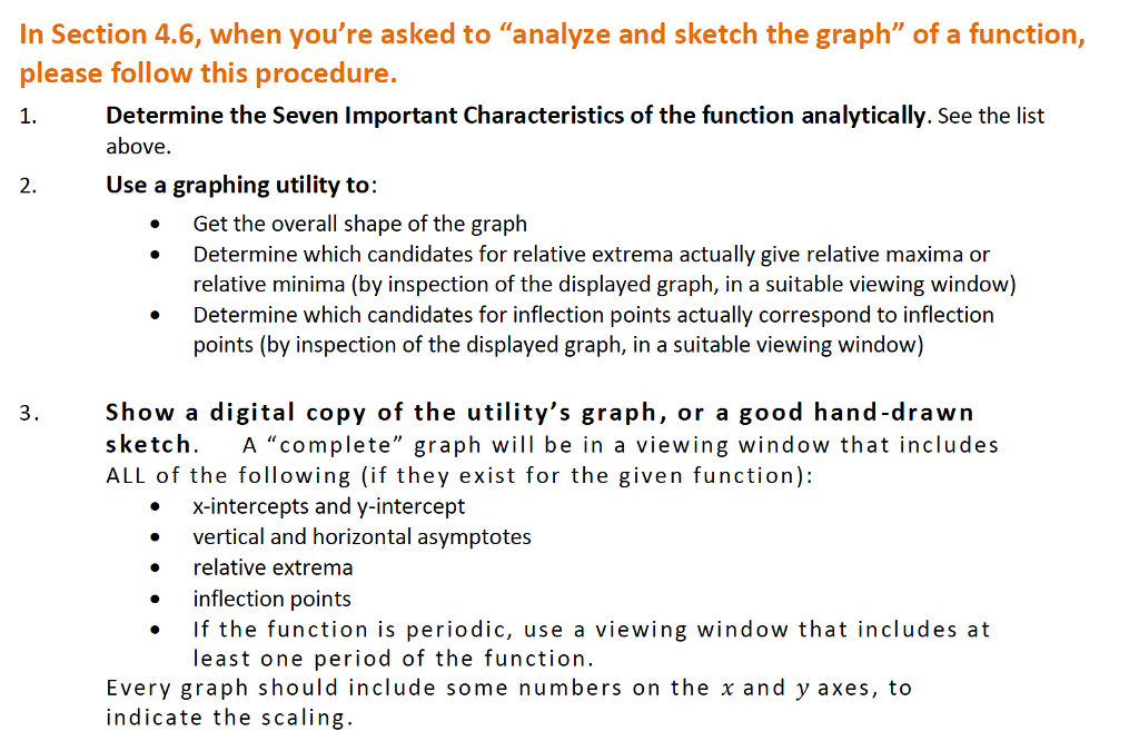 Solved Analyzing a graph. Use the procedure described in the | Chegg.com