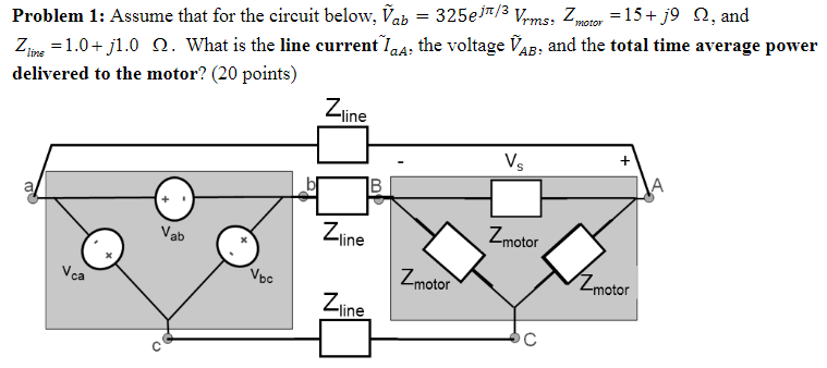 Solved Problem 1: Assume that for the circuit below, Vab - | Chegg.com
