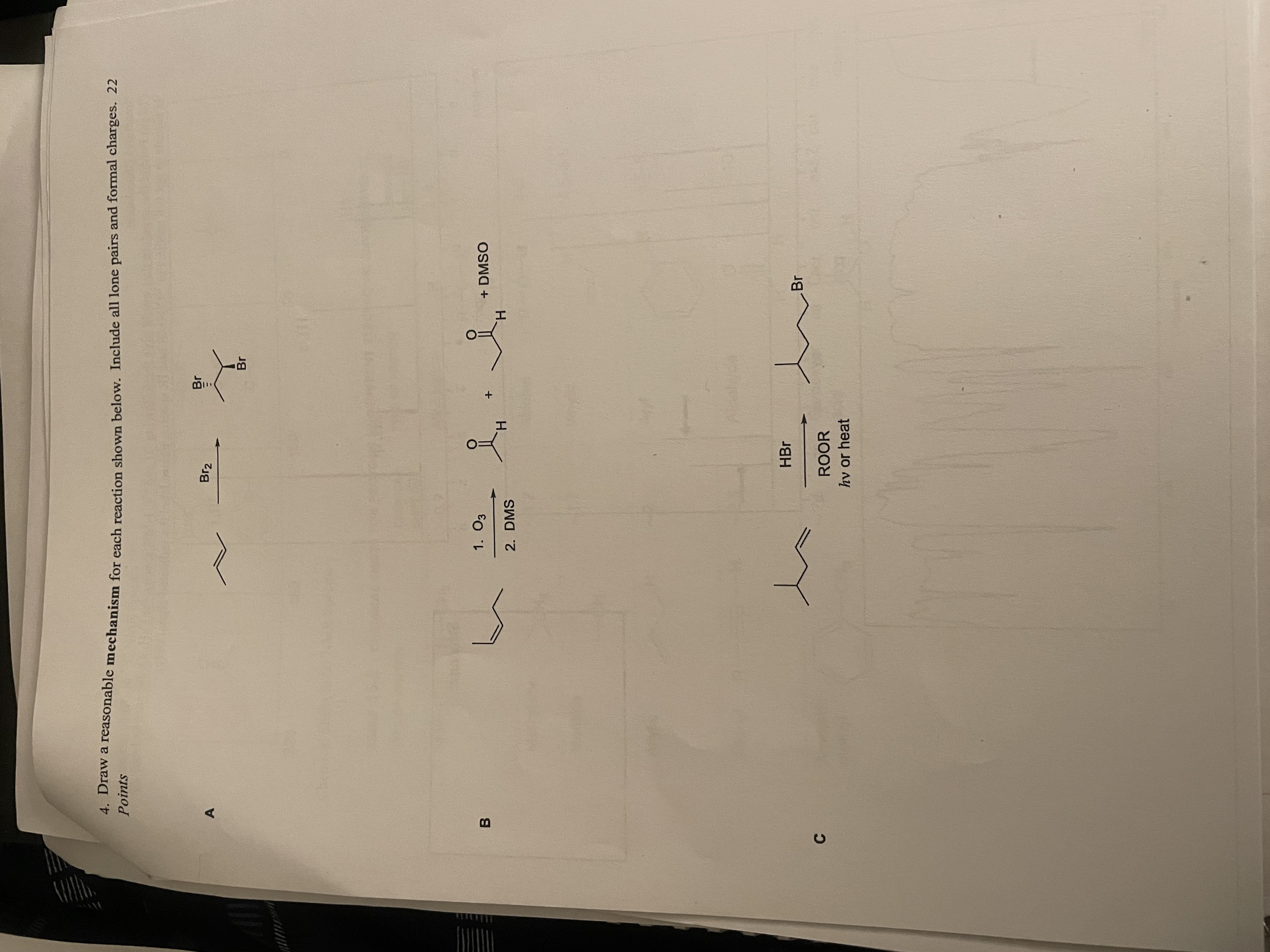 Solved Draw a reasonable mechanism for each reaction shown | Chegg.com
