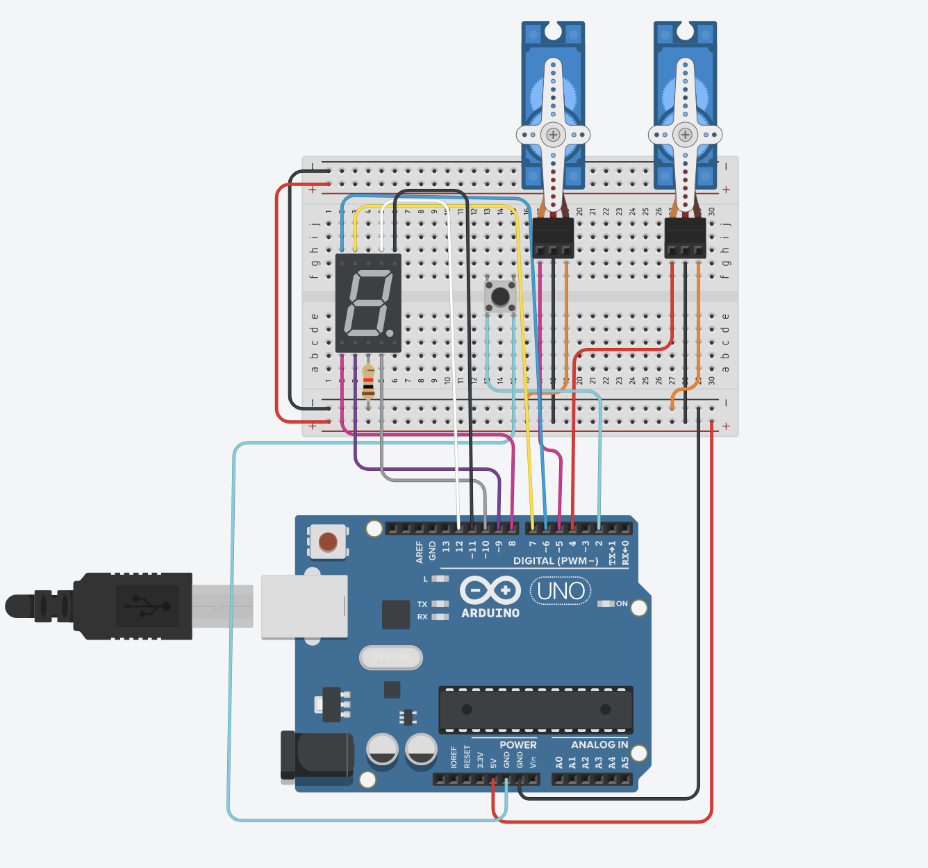 Solved digitalWrite(PIN_A, A); digitalWrite(PIN_B, B); | Chegg.com