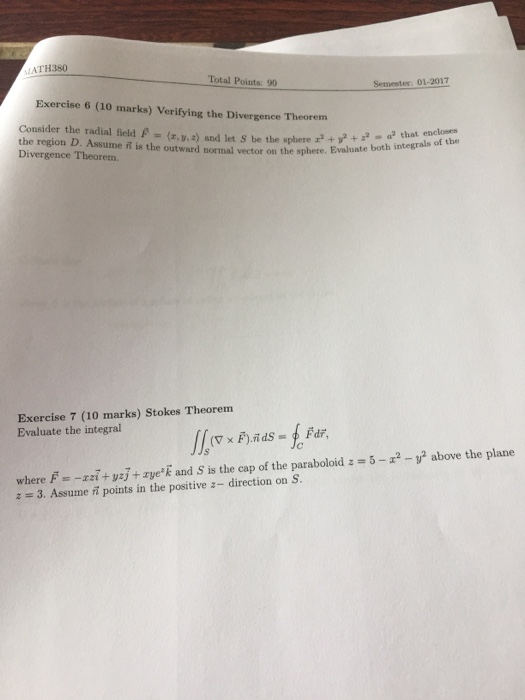 Solved Consider the radial field F vector = (x, y, z) and | Chegg.com
