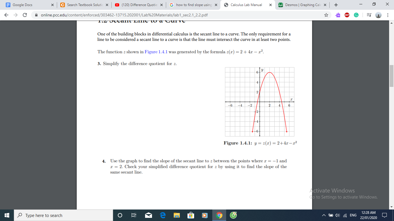 How To Find Slope On Desmos