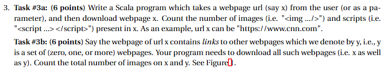 Using Scala complete question 3. The tasks all build | Chegg.com
