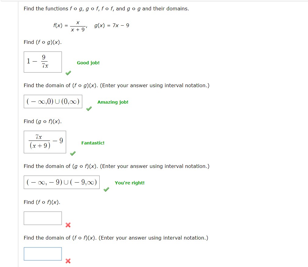 Solved Find The Functions F G G F F F ï And G G ï And Their Chegg Solved Find The Functions F G G F F F ï And G G ï And Their Chegg