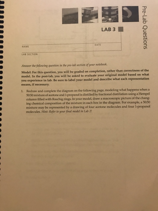 LAB 3 DATE NAME LAB SECTION Ansver the following | Chegg.com