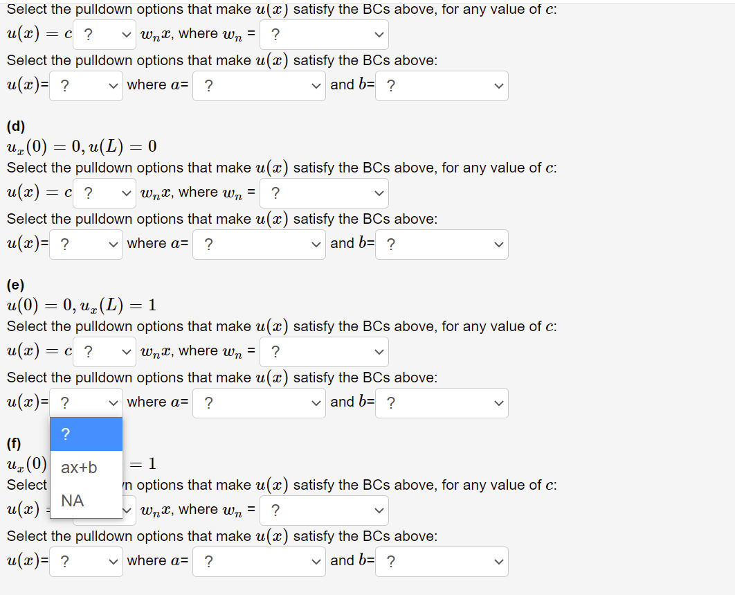 6 Points Construct The Functions That Satisfy Ea Chegg Com