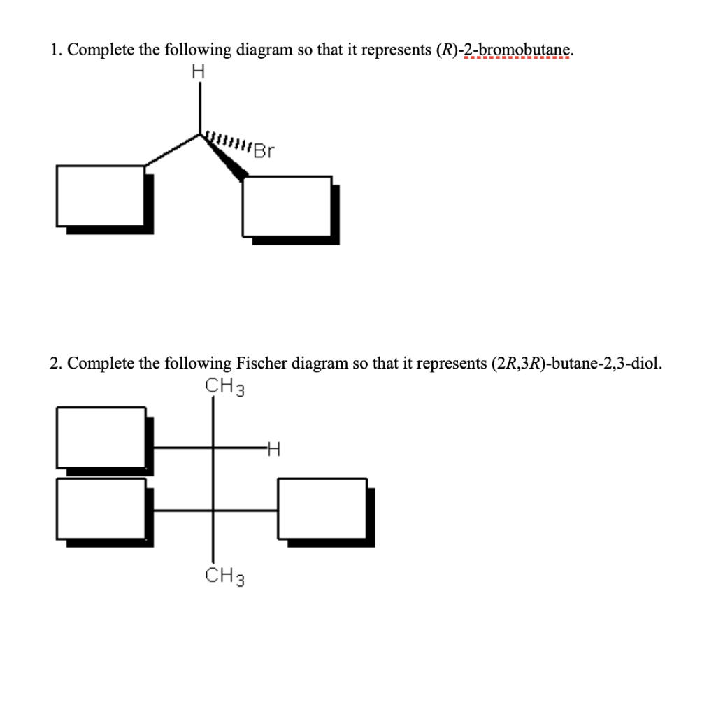 Solved 1. Complete The Following Diagram So That It | Chegg.com