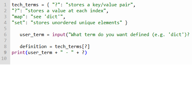 Solved What to get to places with question marks ? # Note: | Chegg.com