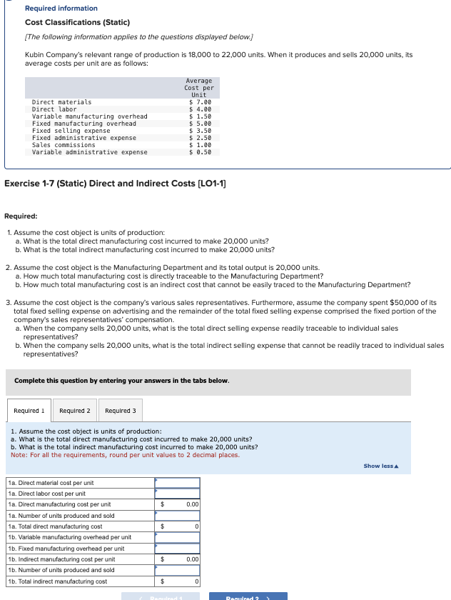 Solved Required informationRequired informationCost | Chegg.com