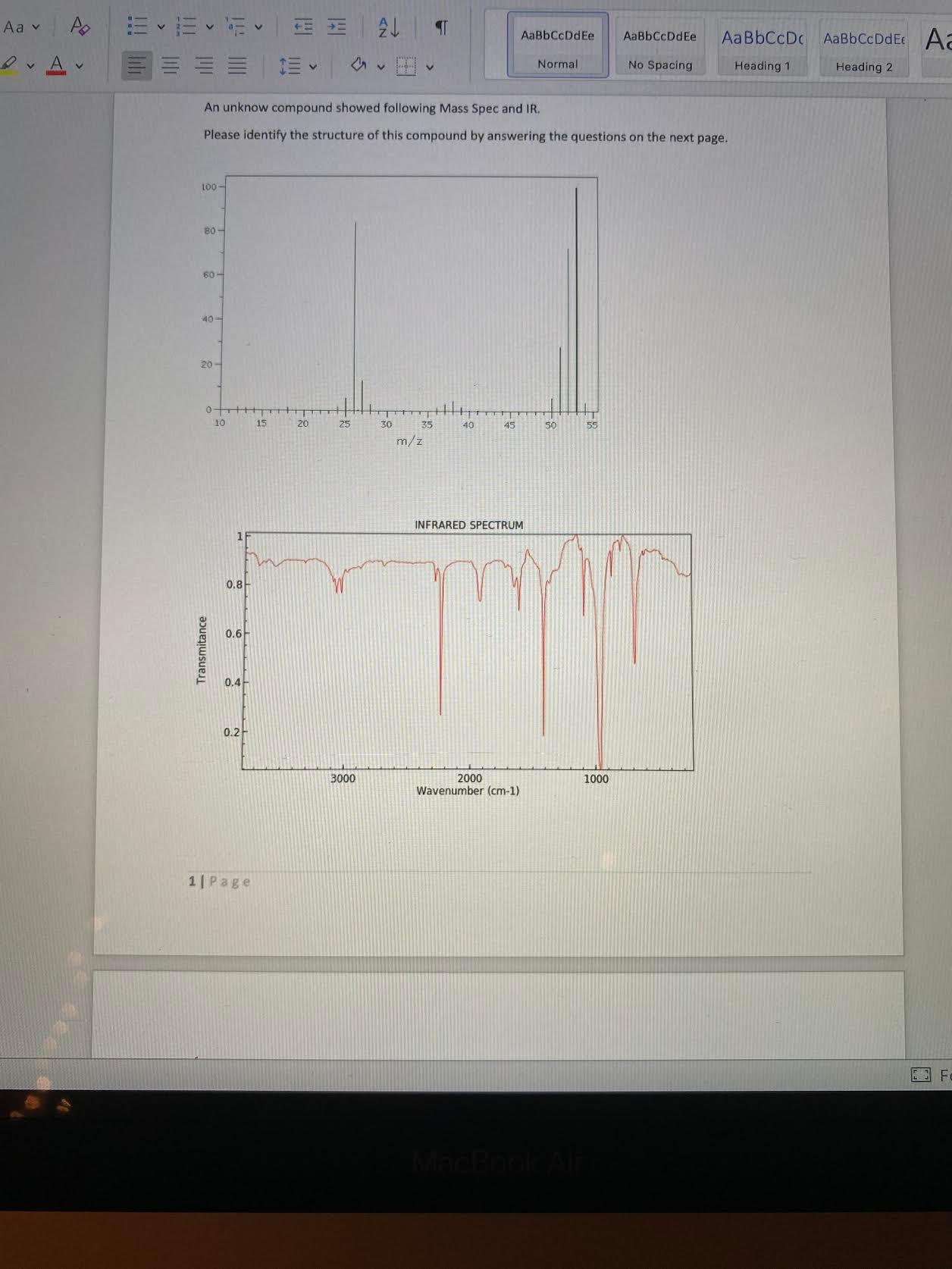 Solved What is the molecular weight of this compound? | Chegg.com