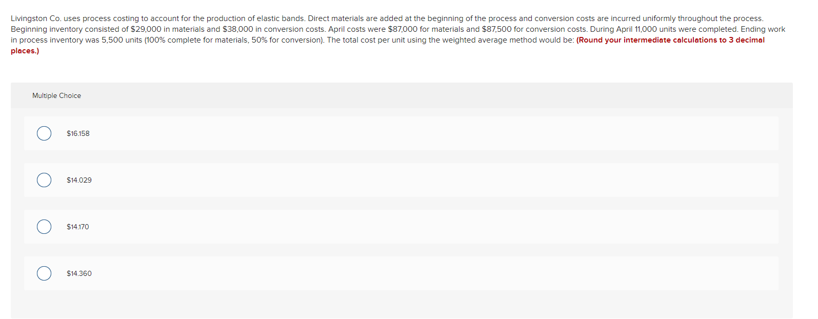 Solved Livingston Co. uses process costing to account for
