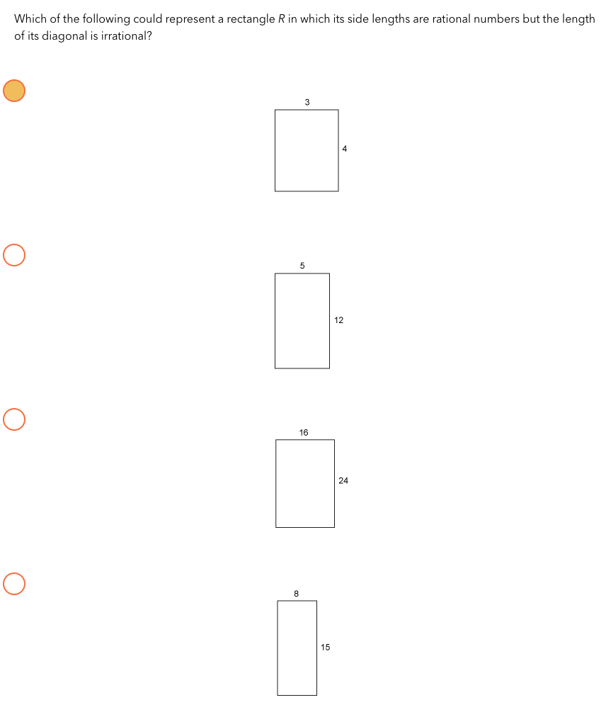 Solved Which of the following could represent a rectangle R | Chegg.com