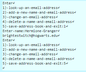 Solved Write an address book program that stores your | Chegg.com