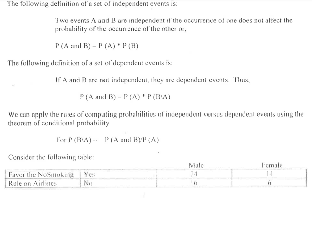 Solved Two Events A And B Are Independent If The Occurrence | Chegg.com ...