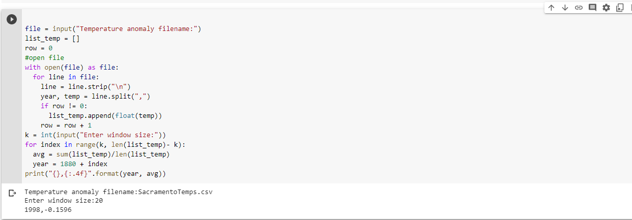 Solved don't need to find running window quite yet, just the | Chegg.com