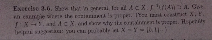 Solved Exercise 3.6. Show That In General, For All A。, | Chegg.com